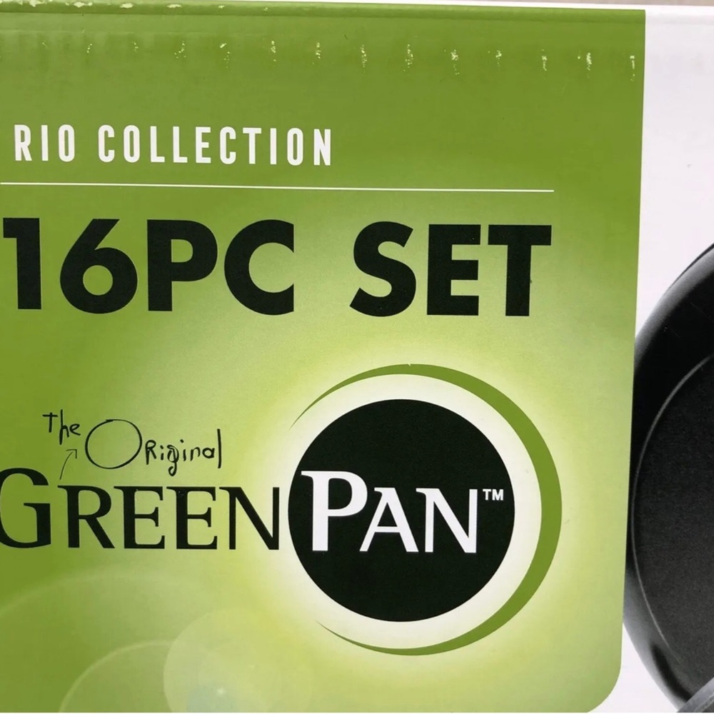 Greenpan Rio Ceramic Non-Stick 16Pc Cookware Set - Picture 4 of 12